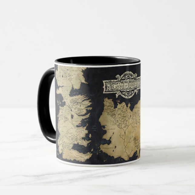 Caneca Mapa de Westeros (Frente Esquerda)