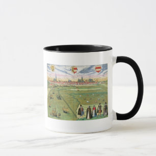 Caneca Mapa de Wilnis, de "Civitates Orbis Terrarum"