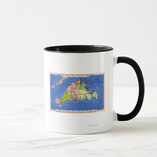 Caneca Mapa detalhado da ilha (Direita)