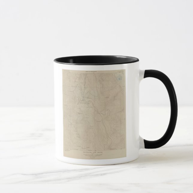 Caneca Mapa do Atlas Especial do Parque do Turismo (Direita)