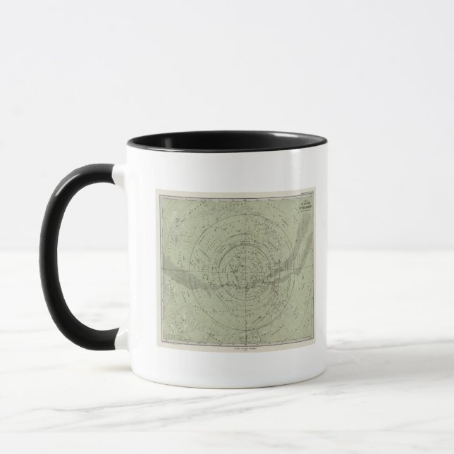 Caneca Mapa do Centro do Céu do Sul (Esquerda)