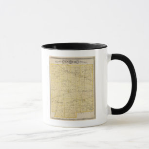 Caneca Mapa do condado de Hendricks