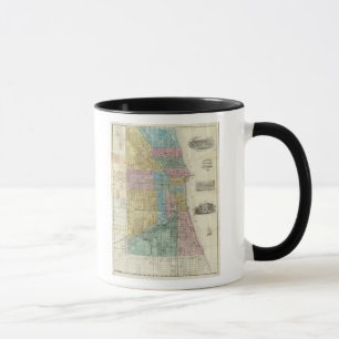 Caneca Mapa do Guia de Chicago