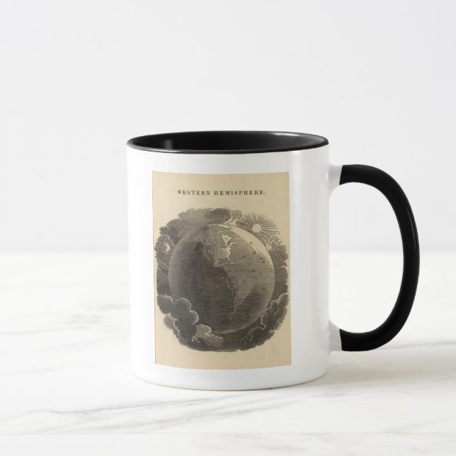 Caneca Mapa do Hemisfério Ocidental por Goodrich (Direita)