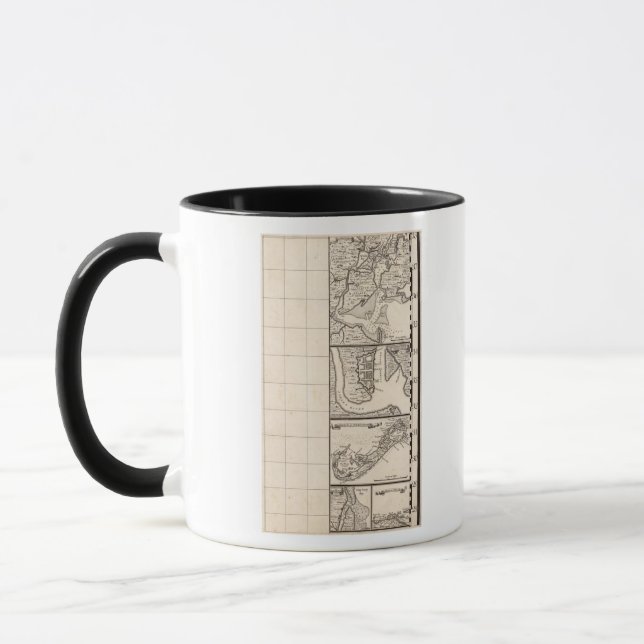 Caneca Mapa do Império Britânico na América 12 (Esquerda)
