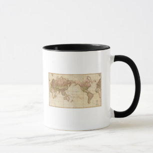 Caneca Mapa do mundo