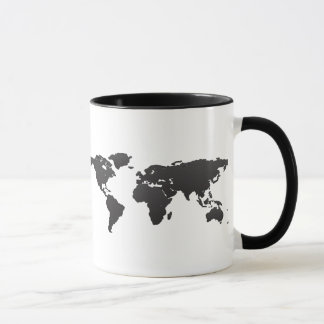 Caneca Mapa do mundo
