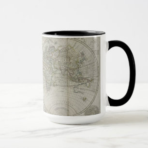 Caneca Mapa do mundo   1736