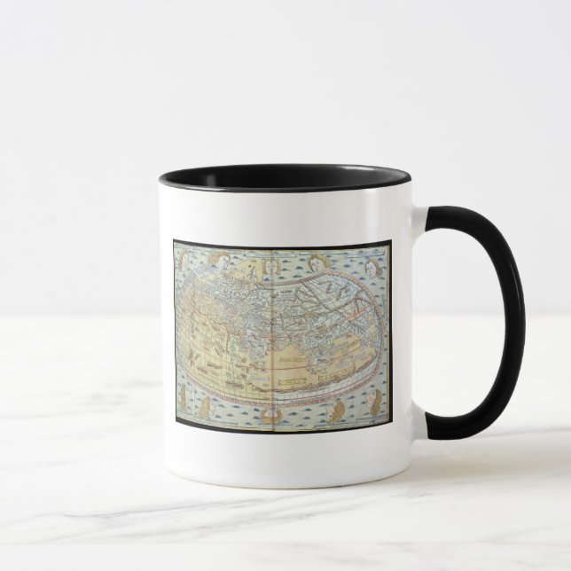 Caneca Mapa do mundo 2 (Direita)