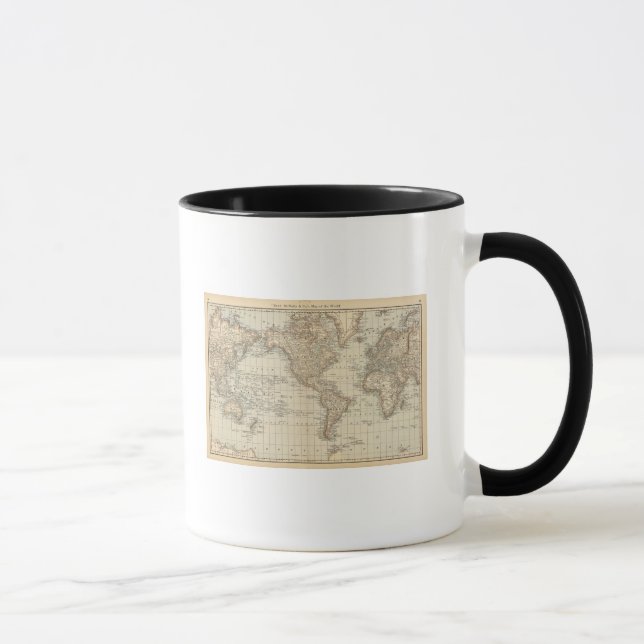 Caneca Mapa do Mundo 3 (Direita)
