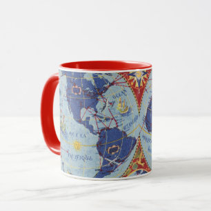 Caneca Mapa do Mundo da Air France