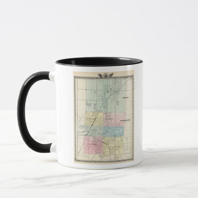 Caneca Mapa do Normal, Bloomington (Esquerda)