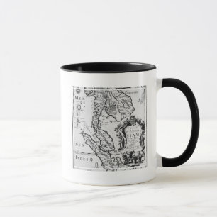 Caneca Mapa do reino de Sião