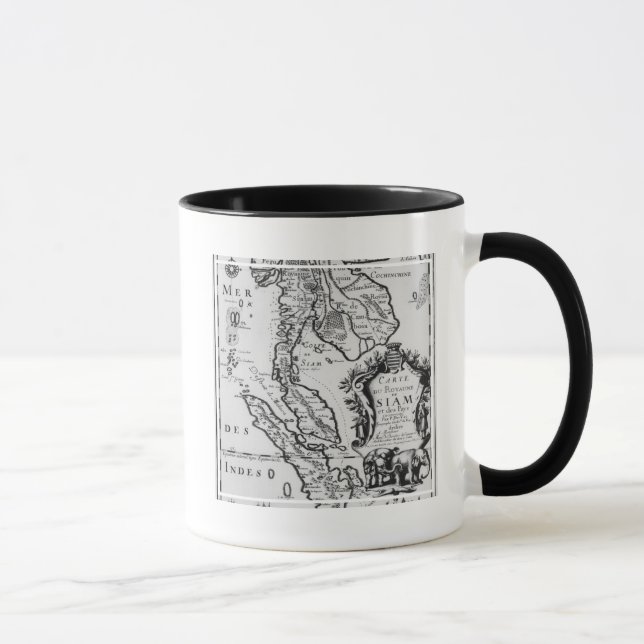 Caneca Mapa do reino de Sião (Direita)