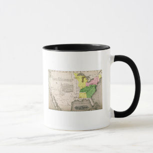 Caneca Mapa dos Estados Unidos