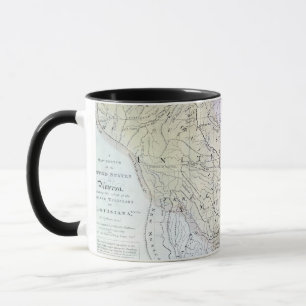 Caneca MAPA dos ESTADOS UNIDOS, c1812