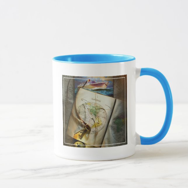 Caneca Mapa e compasso (Direita)