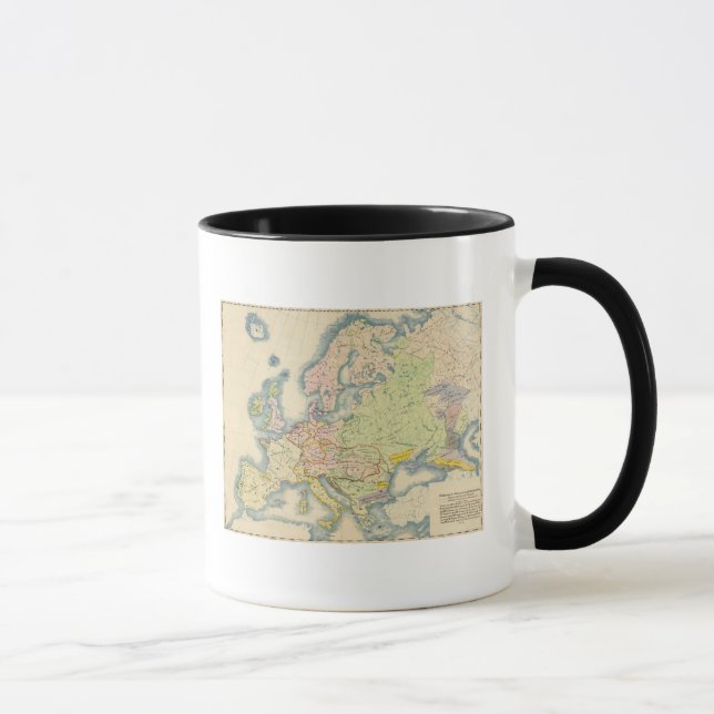 Caneca Mapa etnográfico da Europa (Direita)