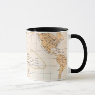 Caneca Mapa etnográfico do mundo