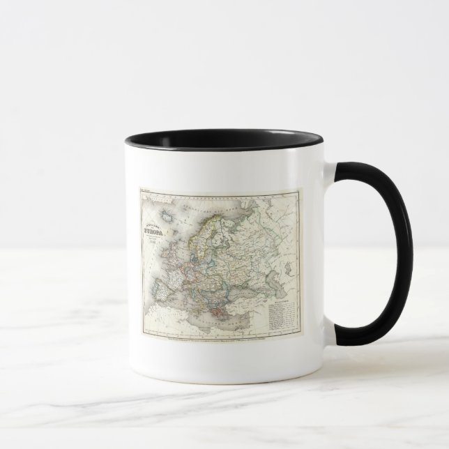 Caneca Mapa Europeu (Direita)