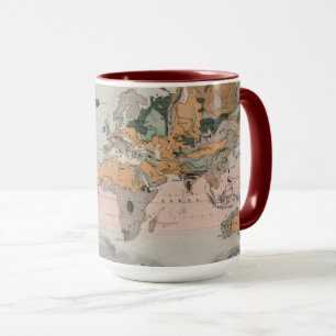 Caneca Mapa Geológico do Mundo