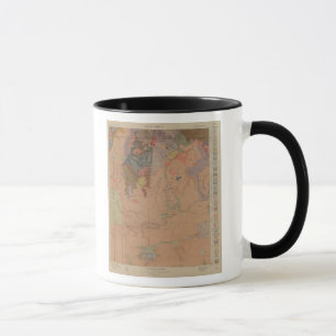 Caneca Mapa Geológico, Parte Nacional do Yellowstone, Wyo