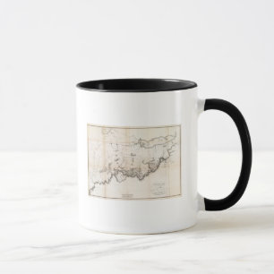 Caneca Mapa Geral do Curso de Ohio
