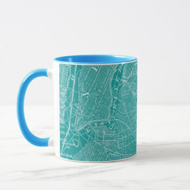 Caneca Mapa gráfico de Nova Iorque (Esquerda)