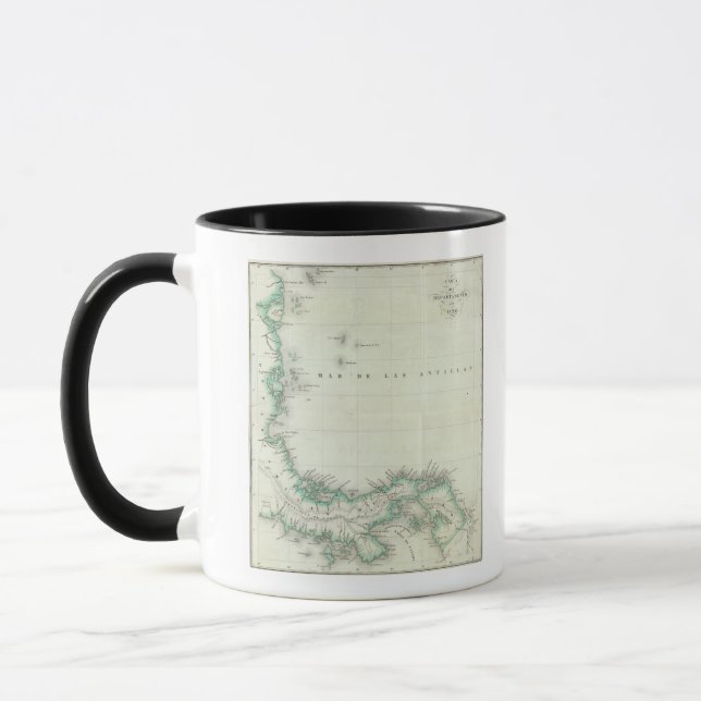 Caneca Mapa gravado do Panamá (Esquerda)