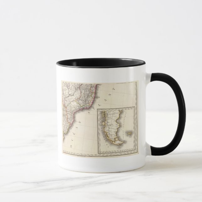Caneca Mapa gravado na Argentina e no Chile (Direita)