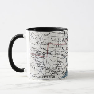 CANECA MAPA: GUERRA CIVIL, 1861