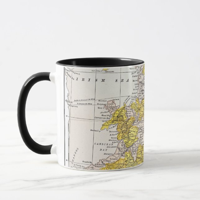 CANECA MAPA: INGLATERRA & WALES (Esquerda)