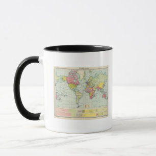 Caneca Mapa político mundial