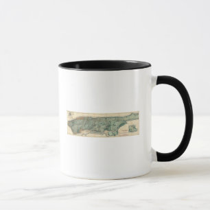 Caneca Mapa sanitário e topográfico de Nova Iorque