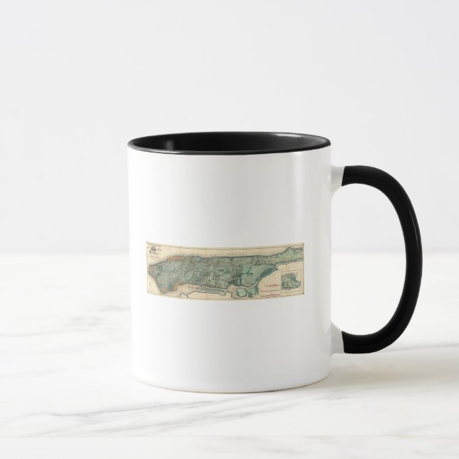 Caneca Mapa sanitário e topográfico de Nova Iorque (Direita)