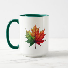 Caneca Maple Fall Leaf Large Combo Grande