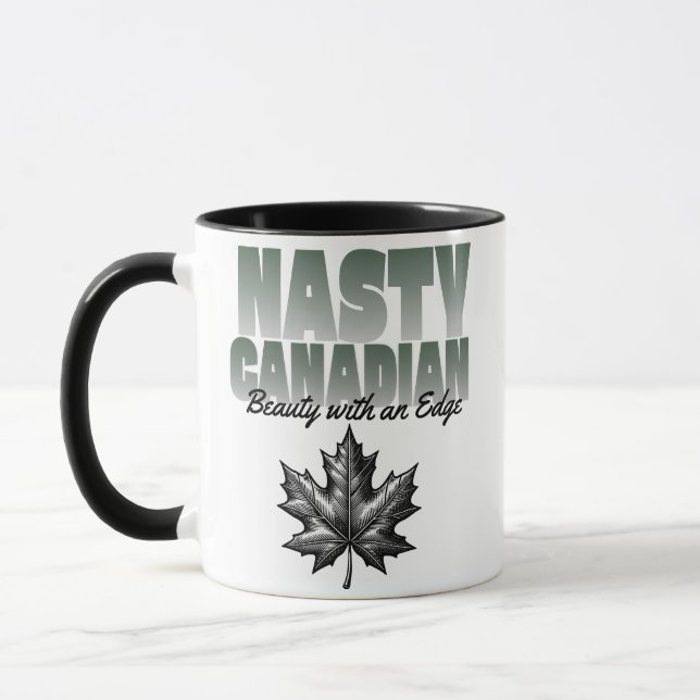Caneca Maple Leaf Mug, Dinheiro Canadiano (Esquerda)