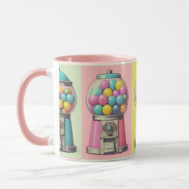 Caneca Máquina de Bublegum retrô