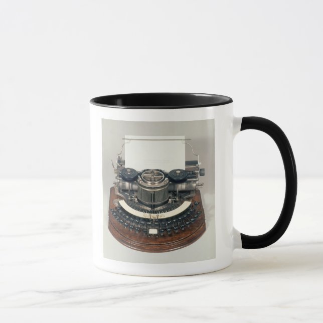 Caneca Máquina de escrever de Hammond, com o teclado (Direita)