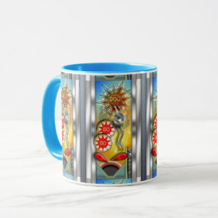 Caneca Máquina de Pinball retro engraçada