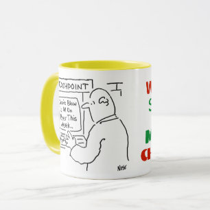 Caneca Máquina de pontos de cascata dá conselhos