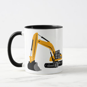 Caneca Máquina escavadora