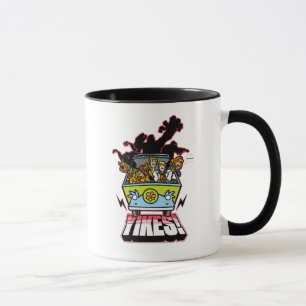 Caneca Máquina "Yikes do mistério!" Gráfico