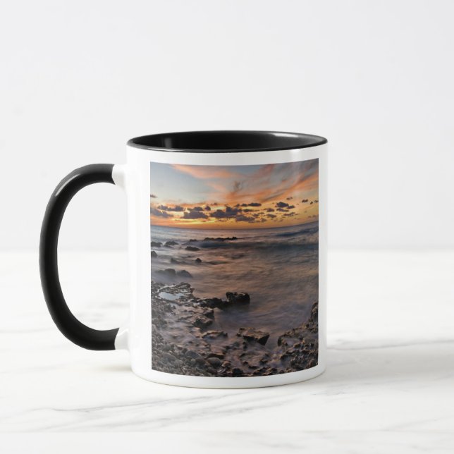 Caneca Mar Caribe, Ilhas Cayman.  Ondas de queda 2 (Esquerda)