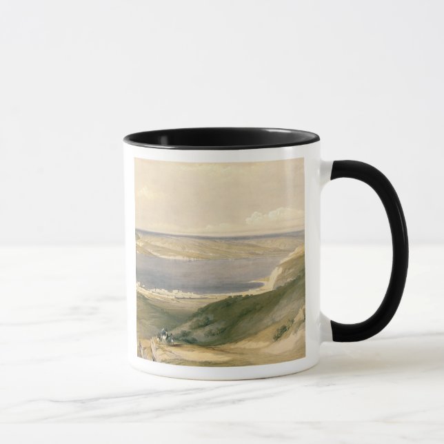 Caneca Mar de Galilee ou de Genezareth, olhando para a (Direita)