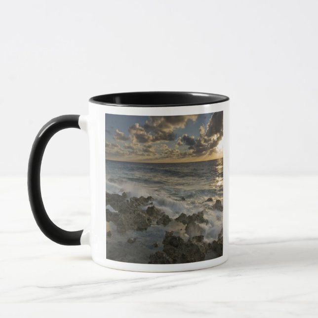 Caneca Mar do Caribe, Ilhas Cayman. Ondas batendo 2 (Esquerda)