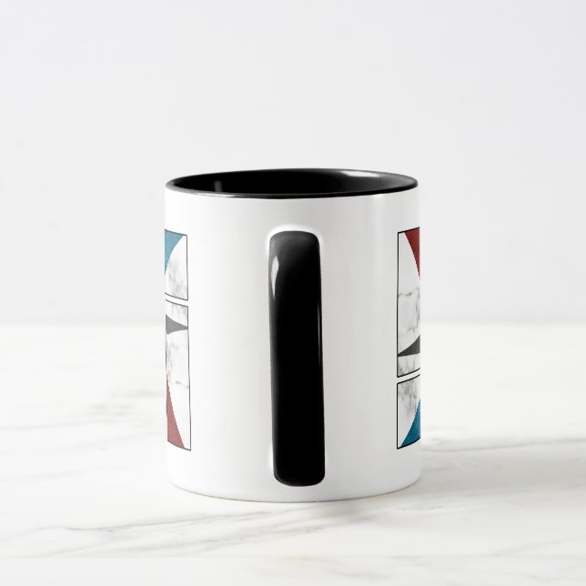 Caneca Marble Abstract mug design (Alça)