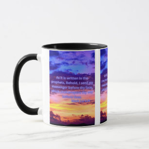 Caneca Marca 1:2 Bíblia KJV Verse Pic Mug De Dois Tons