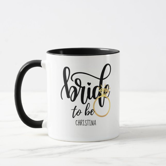Caneca Marca Personalizada Noiva a Ser Bachelorette Brida (Esquerda)
