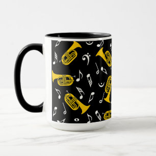Caneca *Marching Baritone Music Notes
